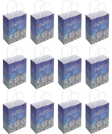 Hztyyier Ramadan Gift Bag Gift Wrap Bag 12Pcs Ramadan Tote Bag Paper Ornaments Supplies Decorations Decorative Items Paper Present Bag (blue tote bag) - Buy Online on SooperMarket.com