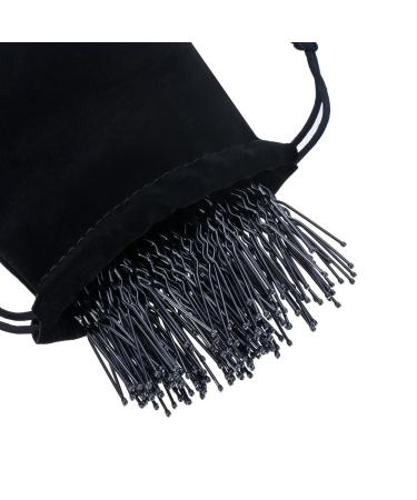 100 Pack Black U Shaped Bun Hair Pins (6 cm) with Storage Box and Bag - 100 Count - Buy Online on SooperMarket.com