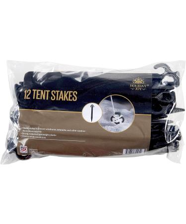 Commercial Grade Holiday Joy Tent Stakes - Perfect for Outdoor Displays, Inflatables, Camping, and Lawn Use - Buy Online on SooperMarket.com