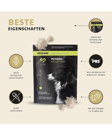 Peticare Probiotics & Prebiotics Powder for Dogs | Strengthen Immunity & Gut Health | Allergy Relief | Natural Supplement - Petdog Health 2501 125g - Buy Online on SooperMarket.com