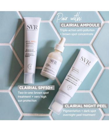 SVR CLAIRIAL CC Cream SPF50+ 3-in-1 Tinted Brown Spot Corrector 40ml Medium - High UVA UVB Protection - Buy Online on SooperMarket.com