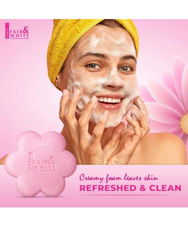 Fair & White So White Skin Brightening Soap 200g - Exfoliating Soap for Dark Spots on Body, Knees, Underarm - 7 oz - Buy Online on SooperMarket.com