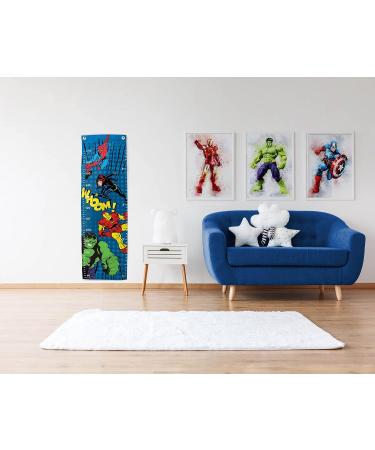 Marvel Avengers Whoom 170cm Height Kids Growth Chart Blue - Poly-Canvas - Buy Online on SooperMarket.com
