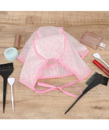 Bewudy 2 Sets of Hair Coloring Kits Hair Highlighting Caps Hair Dye Cap Disposable Hair Art Frosting Cap with Plastic Crochet Hook and Hair Dye Brushes for Salon Hair Dyeing Hairdressing (Pink) - Buy Online on SooperMarket.com