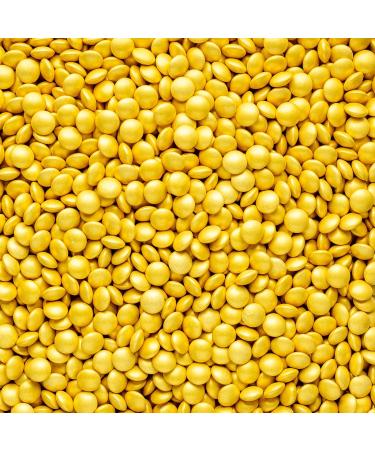 Coloured Milk Chocolate Beans - 30g or 100g - Cake Cupcake & Cookie Decoration Sprinkles (Gold 30g) Gold 30g