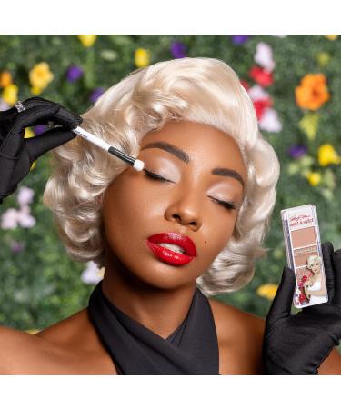 Buy Wet n Wild Marilyn Monroe Icon Eyeshadow & Brush Set - 5-Color Palette with Creamy Textures for Seamless Blends | Nude Pink Glitter Tones | International Shipping - Buy Online on SooperMarket.com