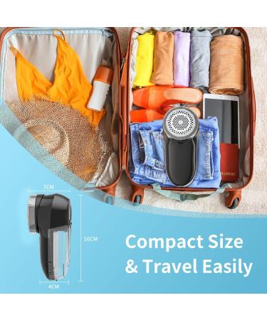 Buy JUEYINGBAILI Fabric Lint Shaver - Electric Sweater Fuzz Remover Battery Operated 80% Faster 3 Shave Heights for Clothes Lint Balls & Pills - International Shipping Available - Buy Online on SooperMarket.com