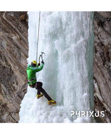 PHRIXUS UIAA Certified 11mm Black Static Climbing Rope - 150.0ft, 200ft, 300ft for Rock Climbing, Rappelling, Mountaineering - Kern Mantle Rope for Hauling & Rescue - Buy Online on SooperMarket.com