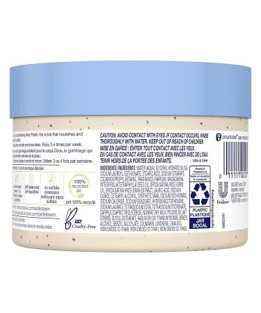 Dove Macadamia & Rice Milk Body Scrub 10.5 oz - Exfoliating Body Polish for Visibly Smoother Skin - Buy Online on SooperMarket.com