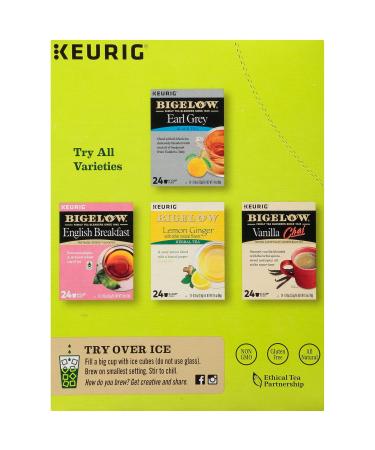 Bigelow Green Tea Keurig K-Cup Pods - 96 Count - Caffeinated Green Tea Pods - Pack of 4 - Buy Online on SooperMarket.com