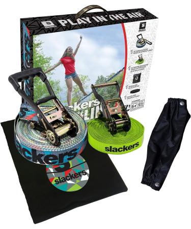 Slackers 50' Slackline Classic Set - Prism Multicolor | Buy Now - Buy Online on SooperMarket.com