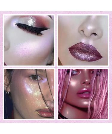 Wiwoseo Sakura Pink Crystal Highlighter - Korean Brightener for Under Eye & Inner Corner - Glossier Inspired Makeup - Buy Online on SooperMarket.com