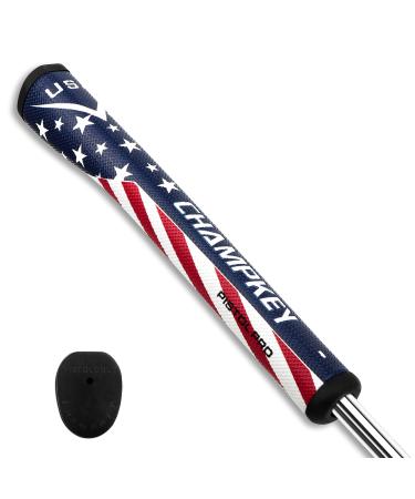 CHAMPKEY USA Pistol Golf Putter Grip | Comfortable Polyurethane and Lightweight Putter Grips Standard Pistol(No Tapered)