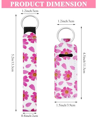 40-Piece Lipstick Holder Keychain Set | Clip-on Sleeve & Protective Cases for Women & Girls | Lip Balm Keyring Holder | Travel Accessories - 4 Styles - Buy Online on SooperMarket.com