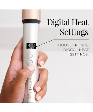 Remington Shine Therapy Tapered Curling Wand - Argan Oil & Keratin Infused | White - Buy Online on SooperMarket.com
