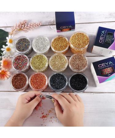 Ceya 5.3oz/150g Crushed Bronze Metallic Glass Chips for Nail Art & Crafts - Buy Online on SooperMarket.com
