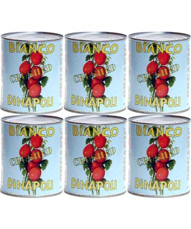 Bianco DiNapoli Organic Crushed Tomatoes, 28 oz, 6 pack