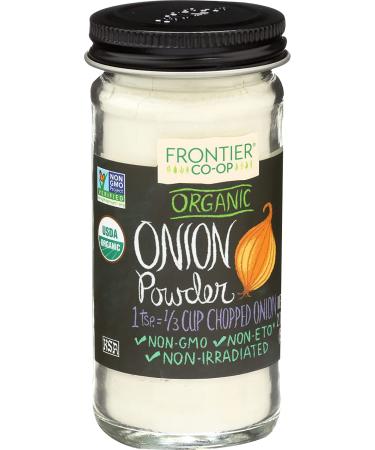 Frontier Herb Organic White Onion Powder 2.1 oz - Pure and Flavorful - Buy Online on SooperMarket.com