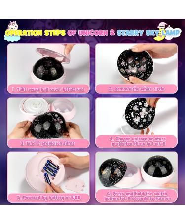 Unicorn Starry Sky Projector - Perfect Gifts for Girls Ages 3-10 | Night Light & Toys - Buy Online on SooperMarket.com