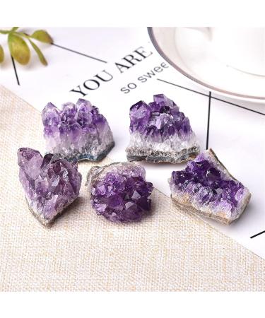1PC Natural Amethyst Crystal Cluster Quartz Raw Crystals Stone Decoration Ornament Purple Stone Ore 1PC Random Delivery - Buy Online on SooperMarket.com