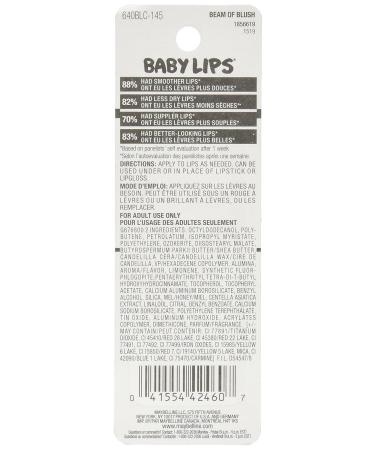 Buy Maybelline Baby Lips Crystal Lip Balm Beam of Blush - 0.15 Oz | International Shipping Available - Buy Online on SooperMarket.com