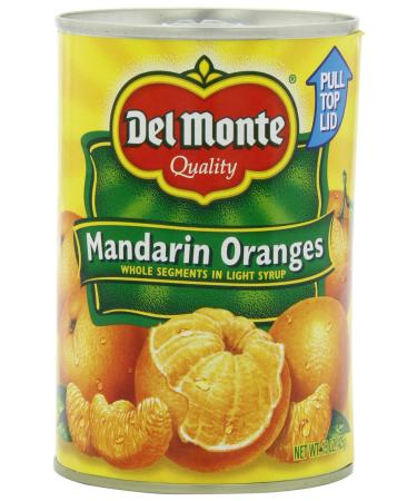 Del Monte Mandarin Oranges Whole Segments in Light Syrup, 15-Ounce (Pack of 8)