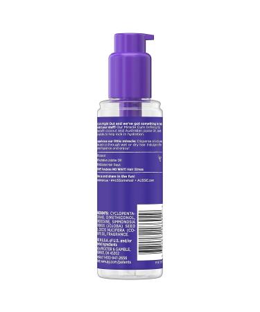 Aussie Miracle Curls Curl-defining Oil Hair Treatment 3.2 Fl Oz - Frizz Control & Shine | 1 Pack - Buy Online on SooperMarket.com