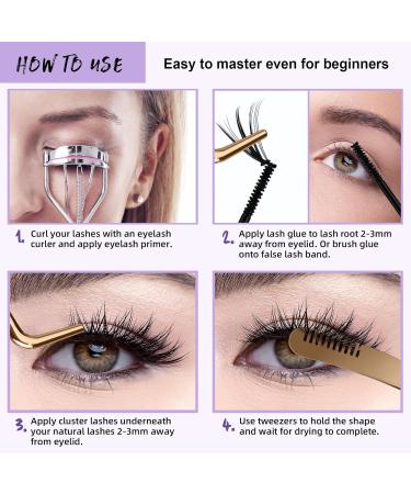 Buy Waterproof Lash Cluster Glue 10ml - Strong Hold Black Glue for DIY Eyelash Extensions Sensitive Eyes Friendly - Buy Online on SooperMarket.com