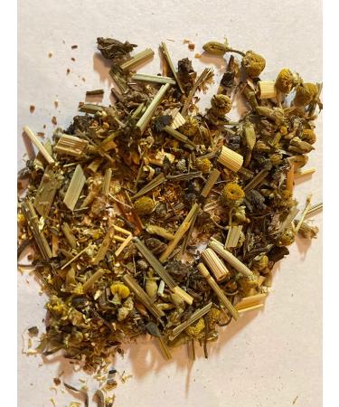 Organic Fire Tea for Deep Sleep | Valerian Root, Chamomile, Lemongrass | Natural Bedtime Herbal Blend for Night Cleanse & Relaxation - Buy Online on SooperMarket.com