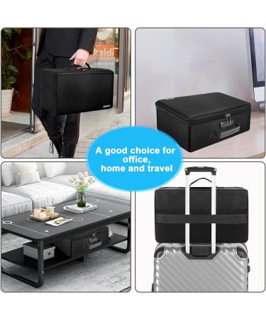 ENGPOW Fireproof Photo Storage Box with Lock - Organize & Protect Valuables, Portable Collapsible Container for Photos & Pictures + 12 Inner Cases - Buy Online on SooperMarket.com