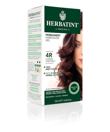 Herbatint 4R Copper Chestnut Permanent Haircolor Gel - 4.56 oz | Buy Internationally for Rich Non-Toxic Color - Buy Online on SooperMarket.com