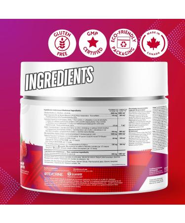 Shop Sante Pre Workout Plus Preworkout Energy Powder 150mg Caffeine Citrulline Beta Alanine Sports Drink Supplement for Men and Women 50 servings - Raspberry - Buy Online on SooperMarket.com