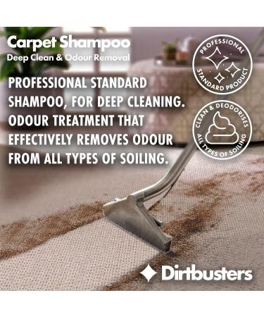 Dirtbusters 5L Carpet Cleaner Shampoo Solution - Stain Remover & Odor Treatment - Orange Fresh Scent - Buy Online on SooperMarket.com