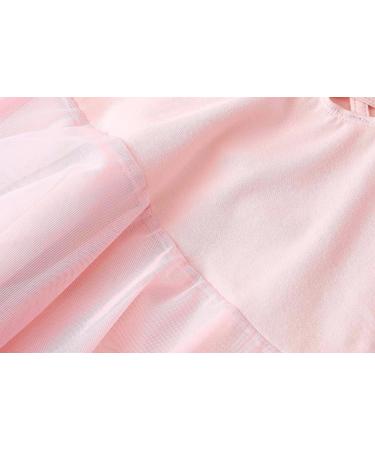 DanSwan Ballet Pink Long Sleeve Leotard Tutu Dress for Toddler Girls 4-5T - Buy Online on SooperMarket.com