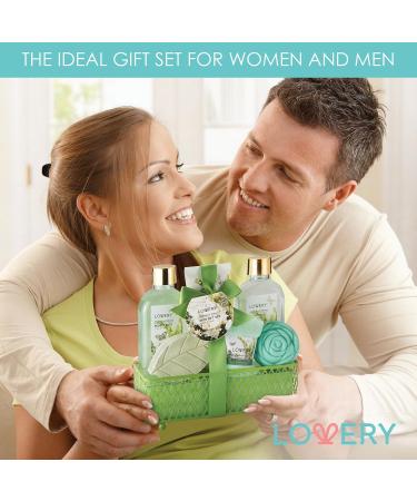Home Spa Gift Basket - Magnolia & Tuberose Scent 7-Piece Bath & Body Set for Women & Men | Shower Gel Bubble Bath Bath Bomb & More - Perfect Gift - Buy Online on SooperMarket.com