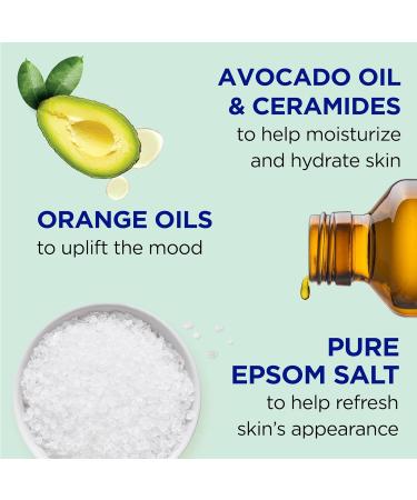 Dr Teal's Foaming Bath with Pure Epsom Salt | Glow & Hydrate Formula with Ceramides & Avocado Oil - 34 oz (Pack of 4) - International Shipping Available - Buy Online on SooperMarket.com