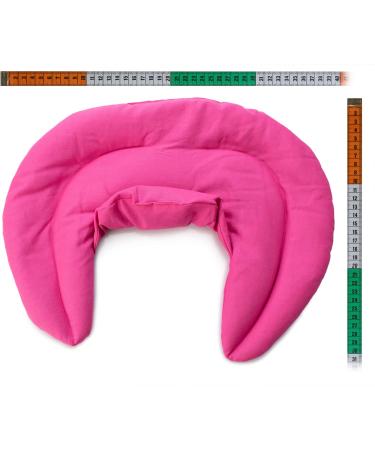 Cozy Neck Pillow with Stand-Up Collar - Pink Grape Seed Heat Pad for Ultimate Comfort - Buy Online on SooperMarket.com