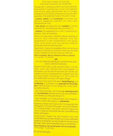 Decleor Aroma Confort Post-Wax Double Action Gel 125ml - Soothing Aftercare Solution - Buy Online on SooperMarket.com
