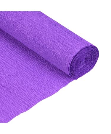MECCANIXITY Crepe Paper Roll 7.5ft Long 20 Inch Wide for Wedding Ceremony Various Large Festivals Decoration, Dark Purple