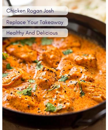 Spice Pots Rogan Josh Curry Powder - 100% Natural & Gluten Free - Vegan Blend (Medium Heat) - 80g Pot - Buy Online on SooperMarket.com