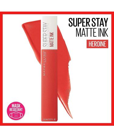 Maybelline SuperStay Matte Ink Liquid Lipstick Heroine - 0.17 fl oz (Pack of 1) - Buy Online on SooperMarket.com