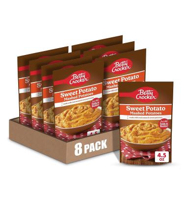 Betty Crocker Sweet Potato Mashed Potatoes - Pack of 8 - 4.5 Oz.