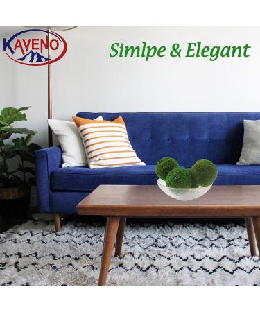 Kaveno Green Moss Decorative Balls - Set of 12 Natural Green Spheres 2.4 - Buy Online on SooperMarket.com