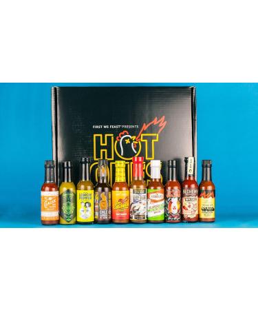 Hot Ones Season 21 Hot Sauces 10-Pack - 5 fl oz Bottles - Buy Online on SooperMarket.com