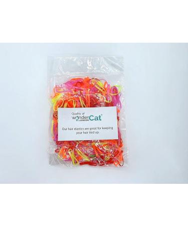 700 PCS Small Elastic Hair Bands - Multi Colour Hair Elastics for Styling - Buy Online on SooperMarket.com