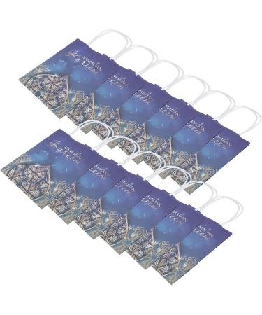 Hztyyier Ramadan Gift Bag Gift Wrap Bag 12Pcs Ramadan Tote Bag Paper Ornaments Supplies Decorations Decorative Items Paper Present Bag (blue tote bag) - Buy Online on SooperMarket.com