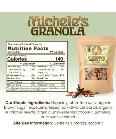 Bundle of 3 Michele's Granola Original Gluten-Free & Non-GMO 12 oz Packages - Buy Online on SooperMarket.com