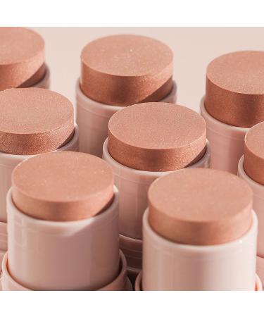 Wander Beauty On-the-Glow Blush and Illuminator - Strawberry Fields/Nude Glow - 7-in-1 Hydrating Stick Blush & Highlighter for Cheeks, Lips, Face & Body - Buy Online on SooperMarket.com