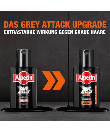 Alpecin Gray Attack Max Caffeine & Color Shampoo - 200 ml for Stronger Darker Hair | Prevents Hereditary Hair Loss - Buy Online on SooperMarket.com