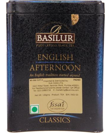 Basilur Tea Specialty Classic Collection- English Afternoon 100g - Buy Online on SooperMarket.com